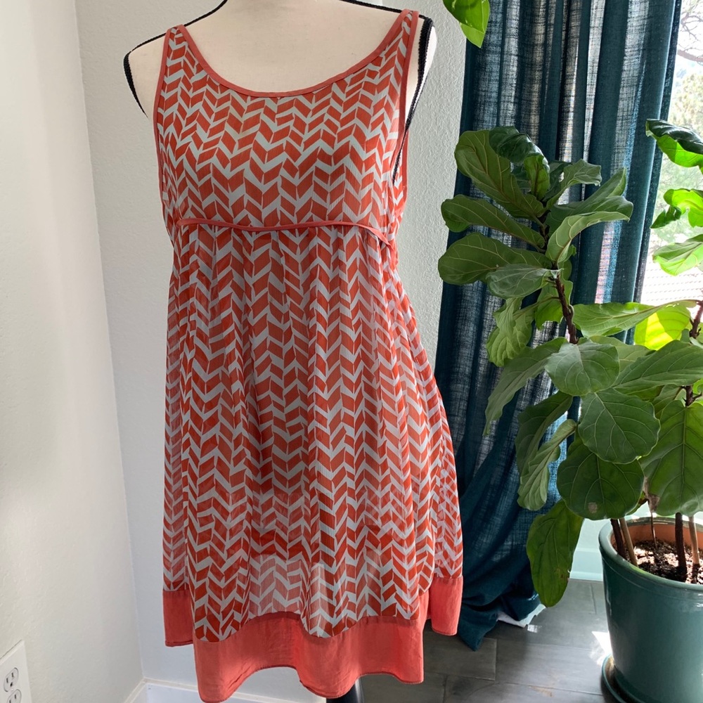 Adorable dress over layer (slip under needed)